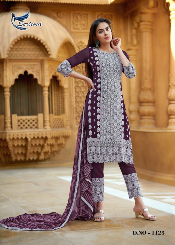 Seriema Kumb Destiny New Exclusive Wear Georgette Ready Made Suit Collection